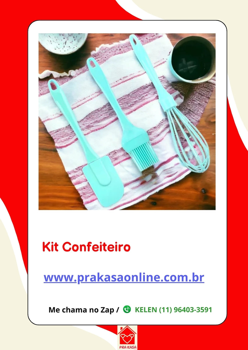 Kit Confeiteiro - 3 peças