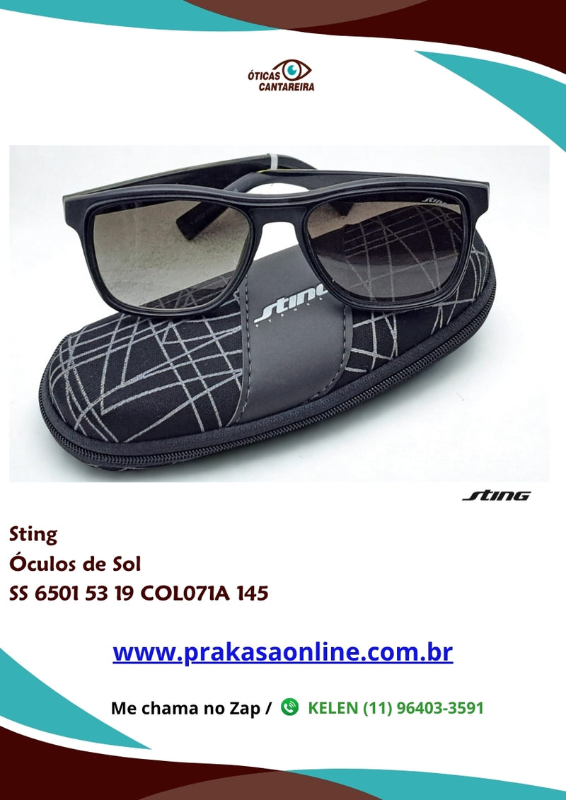 Sting - Óculos de Sol - SS 6501 53 19 COL071A 145