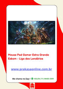 Mouse Pad Gamer Exbom 70x35cm Extra Grande