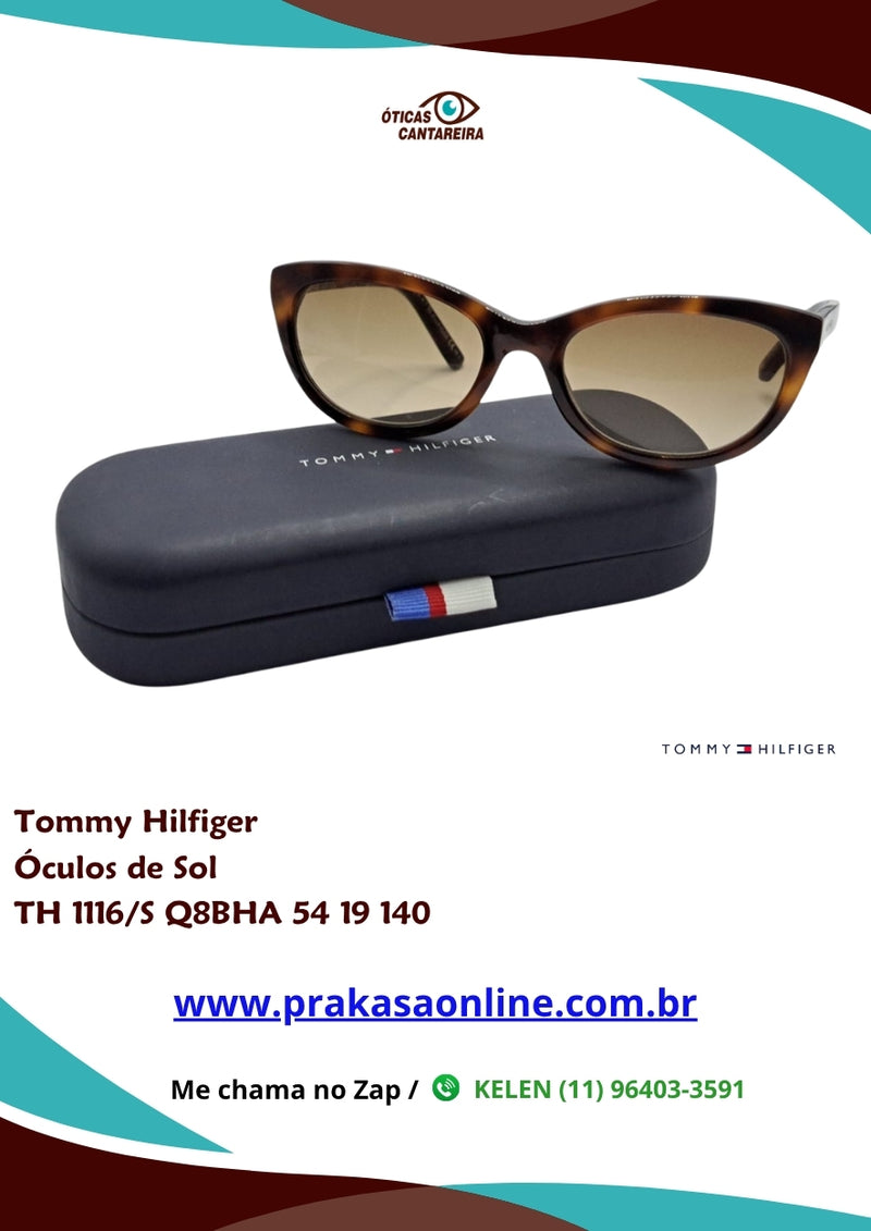Tommy Hilfiger - Óculos de Sol - TH 1116/S Q8BHA 54 19 140