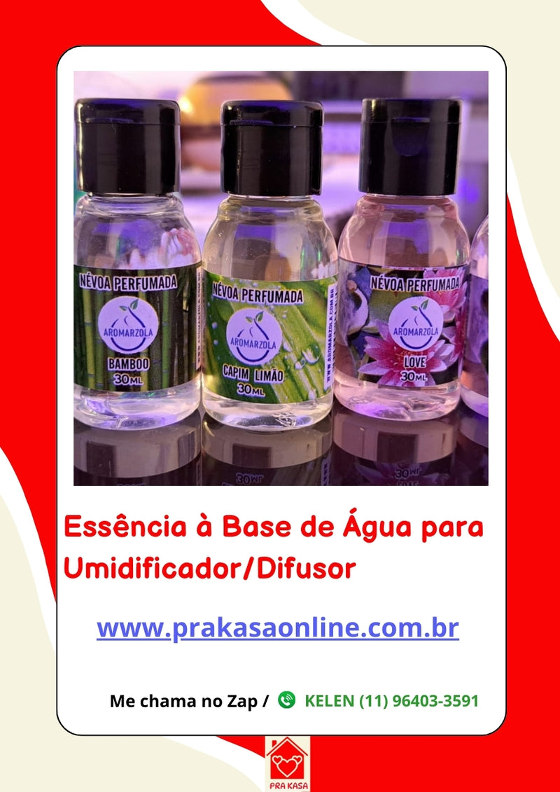 Essência à Base de Água para Umidificador/Difusor