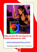Caixa de Som 8W com Suporte de Celular Eletromex EL-1054
