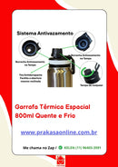 Garrafa Térmica Espacial 800 ml Quente e Frio