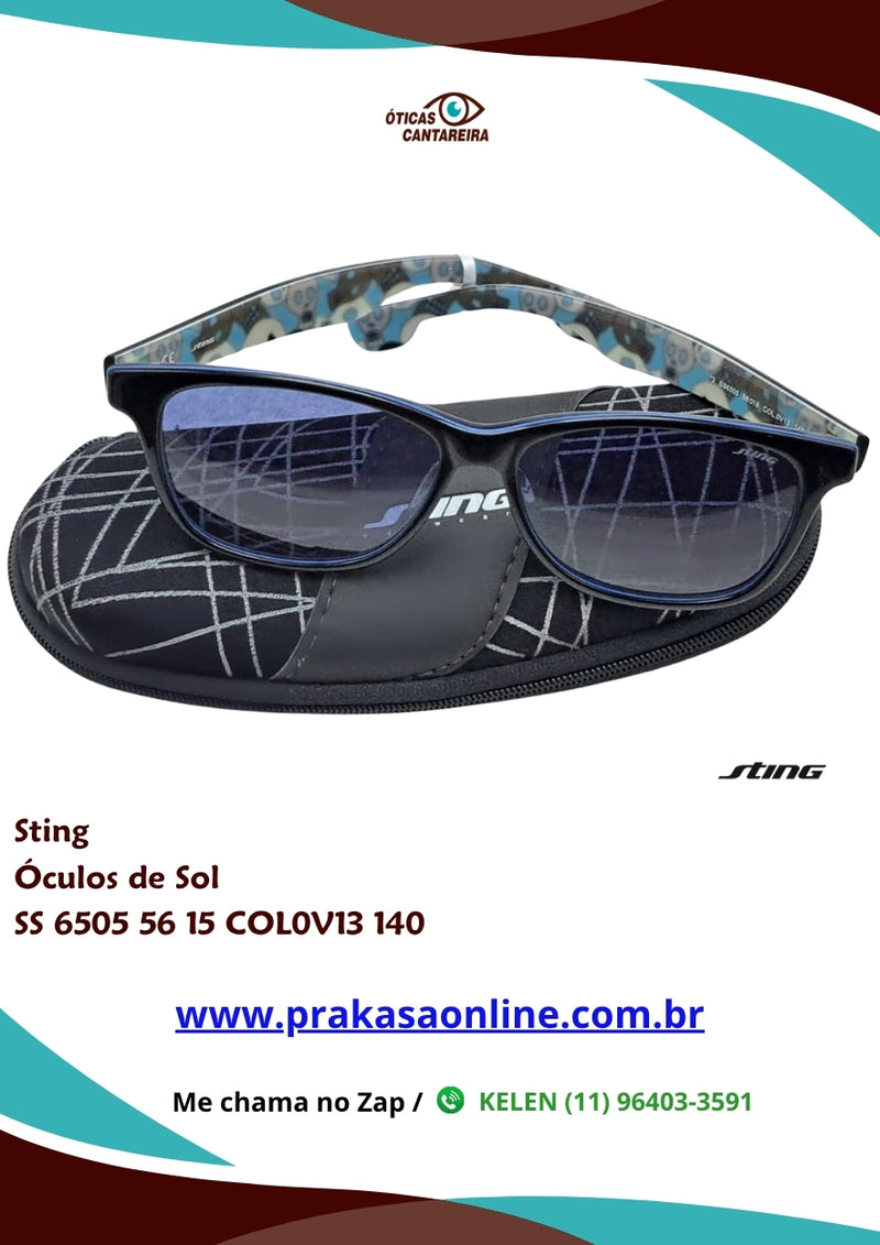 Sting - Óculos de Sol - SS 6505 56 15 COL0V13 140