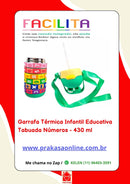 Garrafa Térmica Tabuada Interativa 430ml