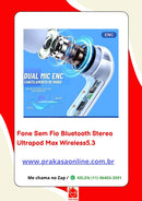 Fone Sem Fio Bluetooth Stereo Ultrapod Max Wireless5.3