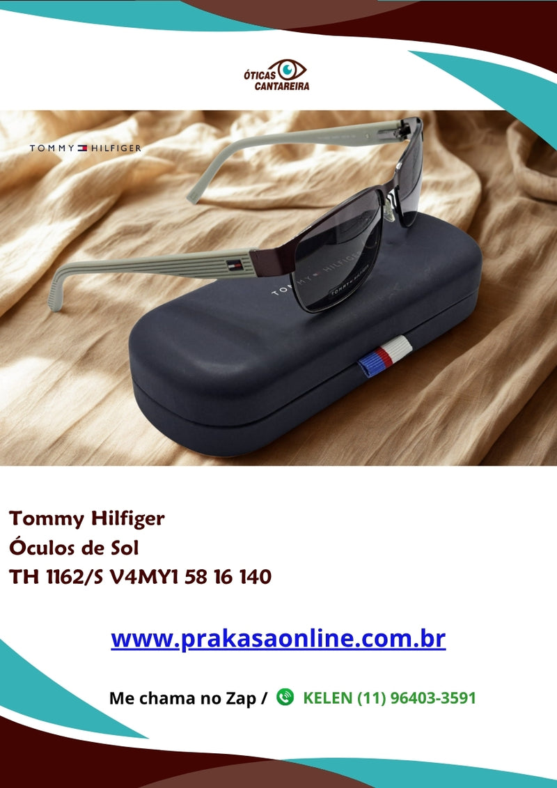 Tommy Hilfiger - Óculos de Sol - TH 1162/S V4MY1 58 16 140