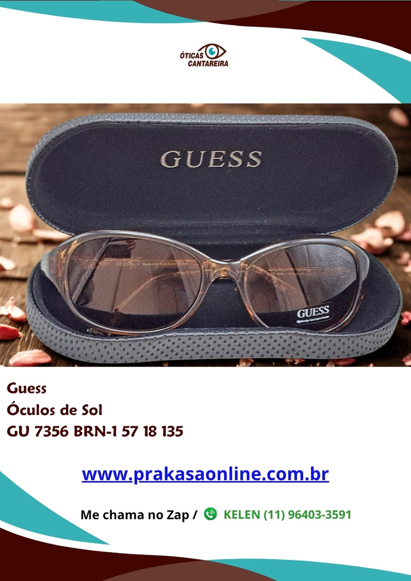 Guess - Óculos de Sol - GU 7356 BRN-1 57 18 135