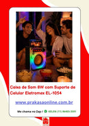Caixa de Som 8W com Suporte de Celular Eletromex EL-1054