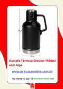 Garrafa Térmica Growler 1900ml com Alça