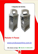 Ralador 4 faces Aço Inox