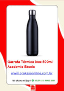 Garrafa Térmica Inox 500ml  Academia Escola
