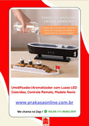 Umidificador/Aromatizador com Luzes LED Coloridas com Controle Remoto - Modelo Navio
