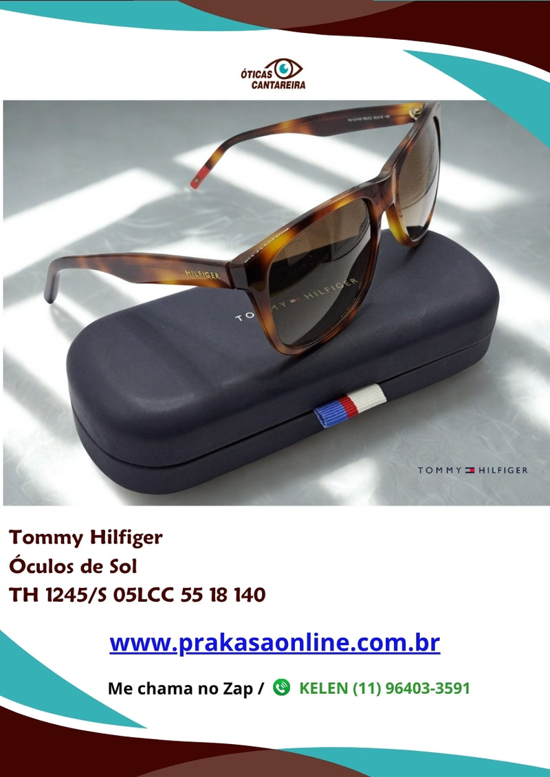 Tommy Hilfiger - Óculos de Sol - TH 1245/S 05LCC 55 18 140
