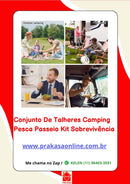 Conjunto De Talheres Camping Pesca Passeio Kit Sobrevivência