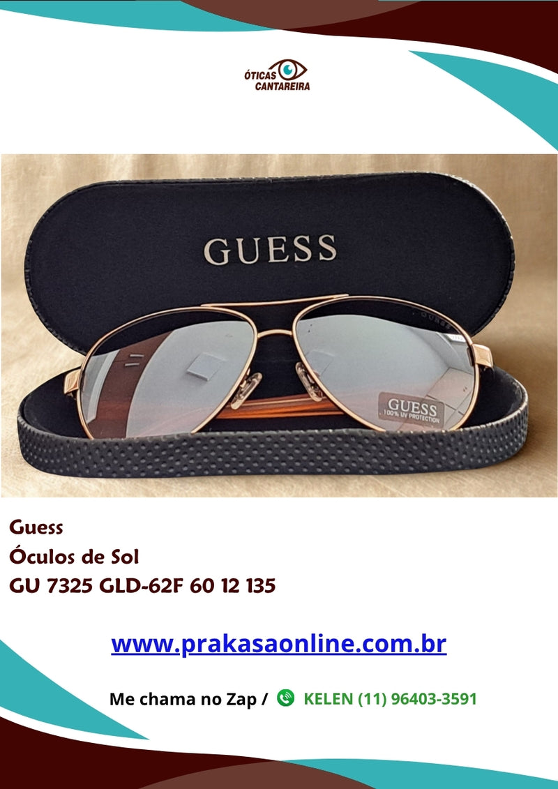 Guess - Óculos de Sol - GU 7325 GLD-62F 60 12 135