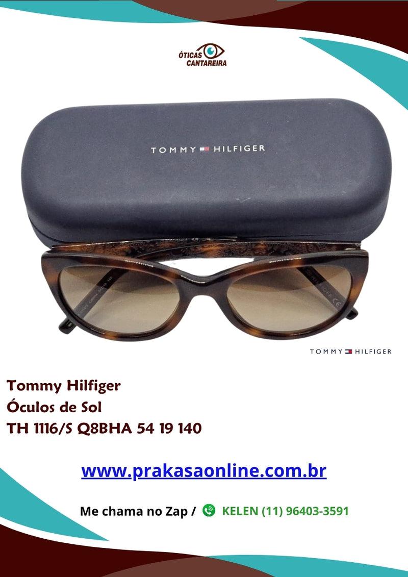 Tommy Hilfiger - Óculos de Sol - TH 1116/S Q8BHA 54 19 140