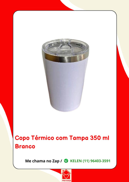 Copo Térmico com Tampa 350 ml