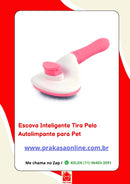 Escova Pet Rasqueadeira Tira Pelos