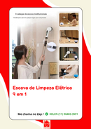Esfregão Elétrico 9 Em 1 Mop Sem fio Escova De Limpeza Pesada Janela Banheiro e Cozinha Rapida Multiuso 360 Recarregavel Giratoria