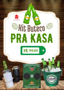 Kit Boteco Balde Gelo, Copo Térmico Beer e Porta Copos