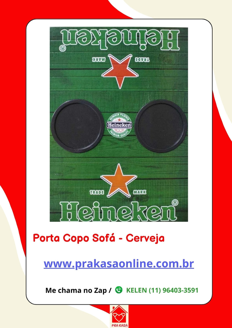 Esteira Suporte Porta Copos Braço Sofa Bandeja Kit C/2 Unid.