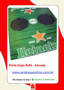 Esteira Suporte Porta Copos Braço Sofa Bandeja Kit C/2 Unid.