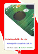 Esteira Suporte Porta Copos Braço Sofa Bandeja Kit C/2 Unid.