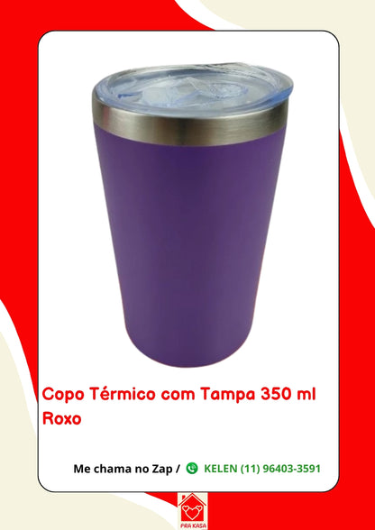 Copo Térmico com Tampa 350 ml