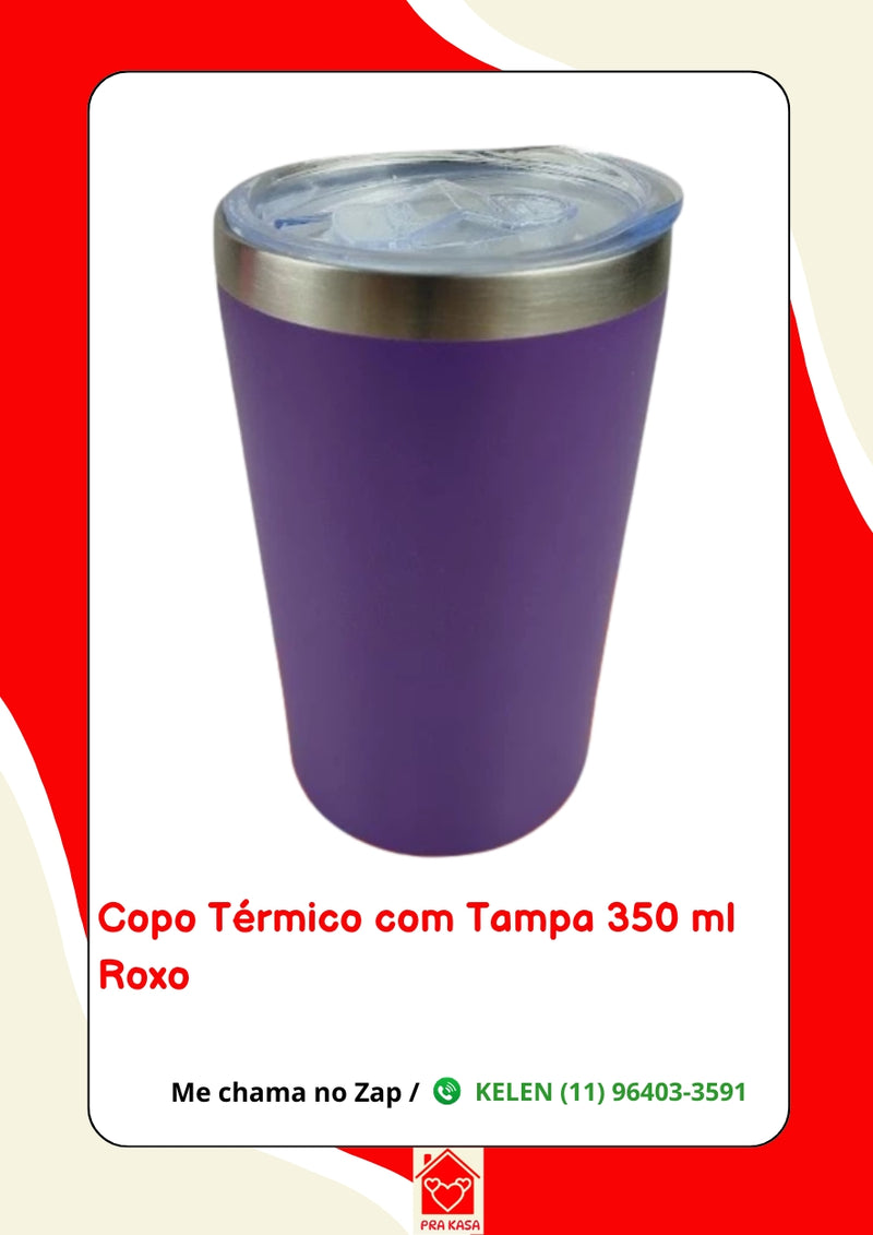 Copo Térmico com Tampa 350 ml