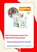 Vela Aromática Acalma Pet Perfumada de Camomila Natural e Repelente de insetos