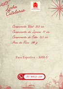 Faca Esportiva Taue A051-3 Cabo Em Madeira E Metal (30,5cm)