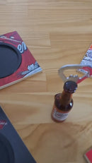 Kit: Abridor de garrafa e Porta-Copo Budweiser