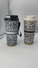 Copo Térmico Coffee 500ml Inox Térmico Tampa Antivazamento