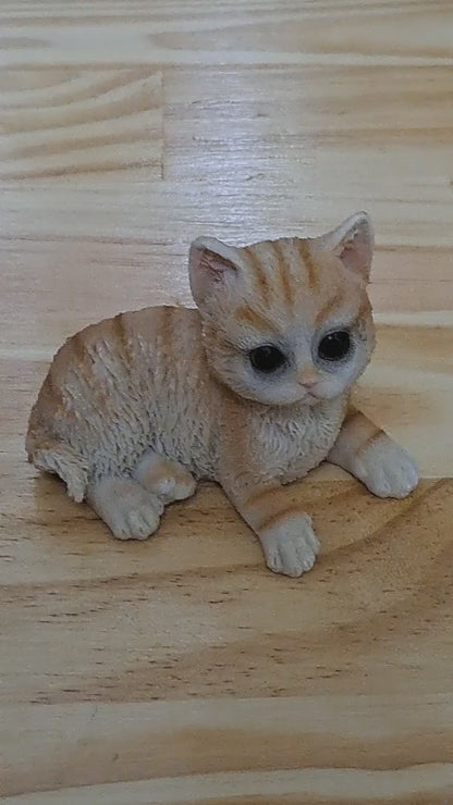 Enfeite de Resina Gato Deitado