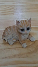 Enfeite de Resina Gato Deitado/Sentado