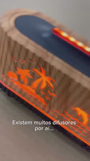 Difusor de Aromas e Umidificador de Ar em Chama Led Novavida